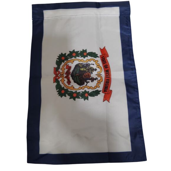 State of West Virginia 12x18 Double-Sided Nylon Garden Flag - Picture 3 of 5